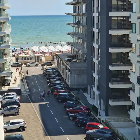 Sole 5 By Wave - Luxury 60mp Cu Terasa Si La Mare, Acces Direct Pe Plaja Ohiohi Beach- Mamaia Nord - Restaurant, Parcare Gratuita 아파트 Năvodari