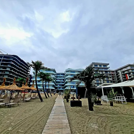 아파트 Sole 5 By Wave - Luxury 60mp Cu Terasa Si La Mare, Acces Direct Pe Plaja Ohiohi Beach- Mamaia Nord - Restaurant, Parcare Gratuita Năvodari