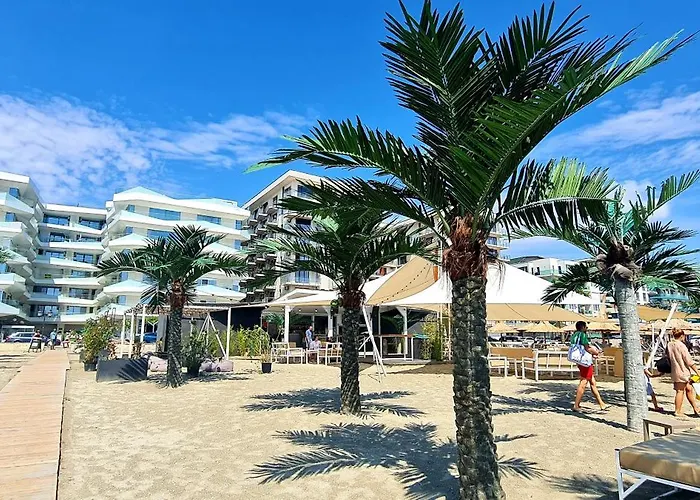 Διαμέρισμα Sole 5 By Wave - Luxury 60mp Cu Terasa Si La Mare, Acces Direct Pe Plaja Ohiohi Beach- Mamaia Nord - Restaurant, Parcare Gratuita *