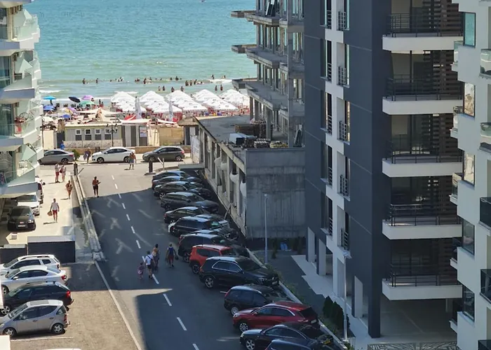 Sole 5 By Wave - Luxury 60mp Cu Terasa Si La Mare, Acces Direct Pe Plaja Ohiohi Beach- Mamaia Nord - Restaurant, Parcare Gratuita Διαμέρισμα Năvodari