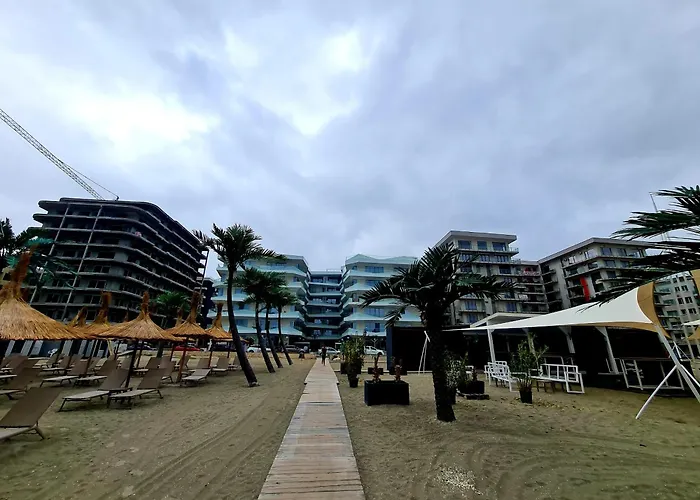 Διαμέρισμα Sole 5 By Wave - Luxury 60mp Cu Terasa Si La Mare, Acces Direct Pe Plaja Ohiohi Beach- Mamaia Nord - Restaurant, Parcare Gratuita *