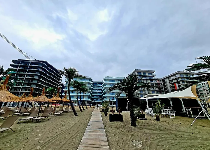Διαμέρισμα Sole 5 By Wave - Luxury 60mp Cu Terasa Si La Mare, Acces Direct Pe Plaja Ohiohi Beach- Mamaia Nord - Restaurant, Parcare Gratuita Năvodari